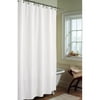 Canopy Microfiber Fabric Arctic White Shower Curtain Liner, 1 Each