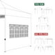 thumbnail image 5 of COOSHADE Lateral para Toldo Plegable 10x10 Gris, 5 of 6