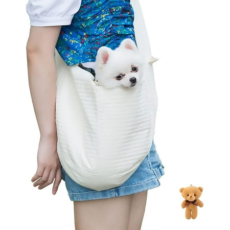 Hgudesign pet Carrier Dog Sling Carriers for Small Medium Dogs and Big s with Adjustable Strap Mesh Dog Travel Bag (Large)