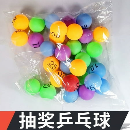 

raffle balls 50Pcs Numbered Lottery Balls Game Balls Props Plastic Number Balls Home Party Balls