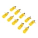 thumbnail image 4 of 10 piezas de conector banana para soldador, juguete eléctrico electrónico de 4 mm amarillo, 4 of 9