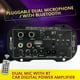 thumbnail image 4 of 5 Inch Dual-Voltage Car Amplifier with Bluetooth and Microphone Support, 4 of 4