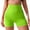 Fluorescent Green, variant on Women's Seamless High Waisted Biker Shorts Butt Sculpting Workout Legging Shorts