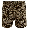 thumbnail image 4 of MICHAEL MICHAEL KORS Womens Brown Zippered Pocketed Animal Print Shorts Shorts Plus 22W, 4 of 4