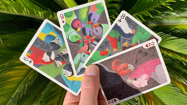 Bicycle Gilded Parrot Playing Cards by USPCC