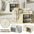 thumbnail image 2 of Desk Organiser Stationery Storage Box Pen Pencil Holder Multi Functional O R7O4, 2 of 7