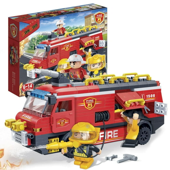 BanBao Fire Rescue Team Building Blocks