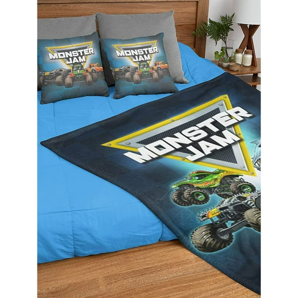 Monster jam top comforter walmart
