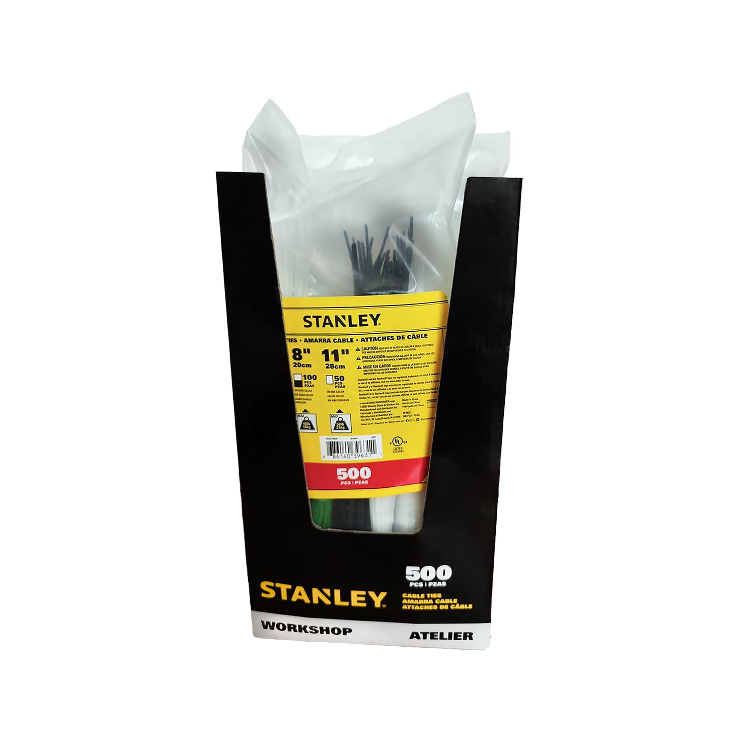 Stanley Assorted Cable Ties, Assorted Cable Ties