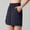 #1Blue, variant on Womens Shorts with Pockets Elastic Waist Casual Loose Shorts Summer Lounge Shorts