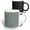 Multicolor, variant on 3drose, Image of Large Square Sage Gray Muted Green Designer Color, 11oz Mug