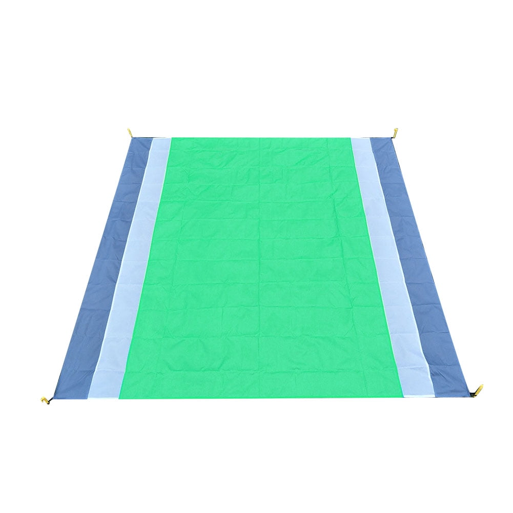 UDIYO 210x200cm Color Block Waterproof Folding Picnic Camping Tent Mat