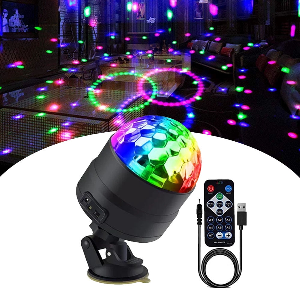 LAYADO Disco Ball Party Strobe Lights Sound Activated Karaoke Disco Lights with Remote Control for Party Club Bar Karaoke Holiday Dance Birthday Ballroom Home Decoration