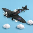 thumbnail image 6 of 1:48 Fighter Building Kits DIY Airplane Handcrafts Home Decoration for Kids Adults Boy Toys Collection Plane Aircraft Model black, 6 of 8