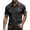 Dark Gray, variant on Men's US 250th Anniversary Polo Shirt with 1776-2026 Print and Contrast Tipping Collar Featuring Short Sleeve Design for Independence Day Patriotic Celebrations Army Green L