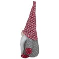 thumbnail image 3 of Northlight 9" Gray and Red Short Plump Christmas Gnome Figure, 3 of 4