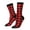 3 Black, variant on Buffalo Plaid Red Black Print Adult Socks for Men & Women,Calf Socks, Ankle Socks,Boots Socks,Breathable Casual Sock,Unisex Crew Socks
