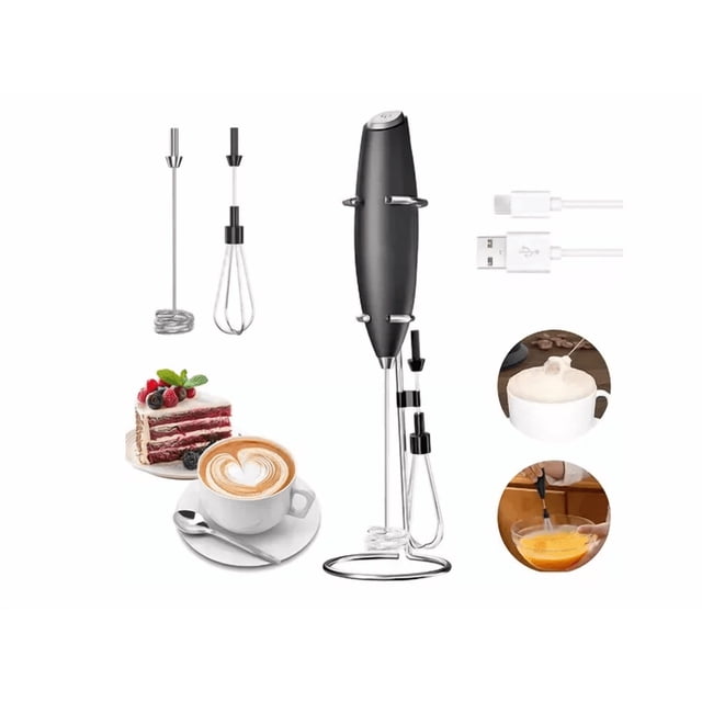 Batidor Eléctrico De Leche Y Café Xtellar color negro Electrico Cómodo Y Rápido