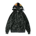 thumbnail image 1 of Bape Shark Hoodie Sweatshirt Fashion Brand Full Zip Cardigan Jacket With Pockets, 1 of 5