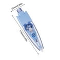 thumbnail image 4 of Press-Style Correction Tape - Smooth Application Lace Design White-Out Roller for Documents/Crafts, Portable Mistake Cover Tape​​, 4 of 7