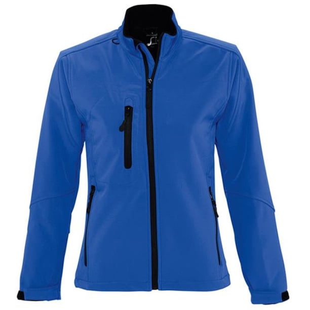 SOLS - Chaqueta modelo Roxy Soft Shell ( transpirable, cortavientos e impermeable) para mujer (Azul Real) SOLS UTPC348_royalblue