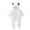 03White, variant on Hicidod Baby Rompers Unisex Cute Bear Ears Fleece Hooded Footie Infant Jumpsuit Winter Warm Long Sleeve Snowsuit Bodysuits