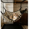 thumbnail image 6 of AYktou Cat Hammock, Breathable Cat Bed Hanging Lounger, Foolproof Foldable Hanging Pet Bed, 19.7×15.7 Inch Under Chair Hammock Cradle Washable Cat Hammock Cats Sleeping Basket, 6 of 6