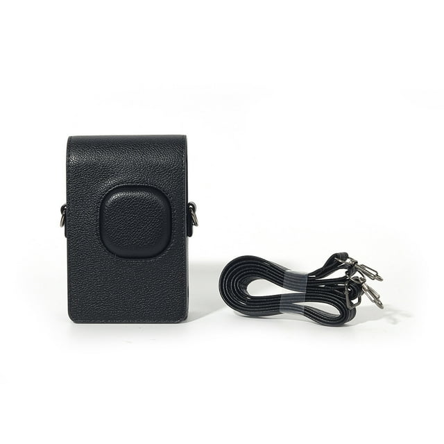 Étui Rétro en Cuir PU Souple pour Appareil Photo Instax Mini Liplay+, Housse de Protection Résistante à l'Eau avec Bandoulière Réglable, Design Détachable pour Prise de Vue Instantanée