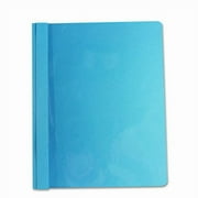 Universal Report Cover Tang Clip Letter 1/2 Capacity Clear/Blue 25 per Box