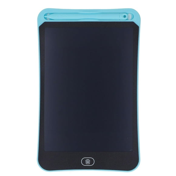 Tablette d'écriture LCD portable à détection de pression, lignes colorées, tableau de gribouillage pour enfants, 8,5 pouces, bleu clair