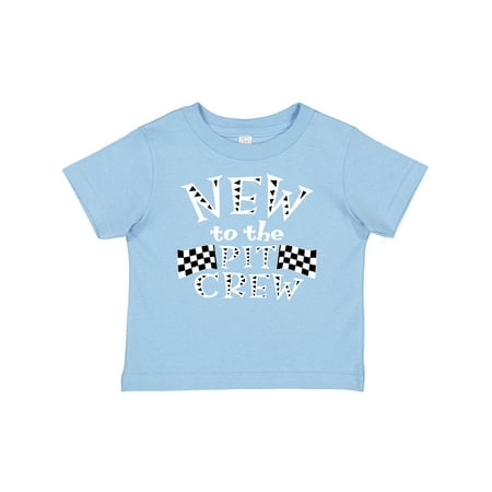 

Inktastic New to the Pit Crew Racing Flags Gift Baby Boy or Baby Girl T-Shirt