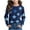 Dark Blue, variant on Riecok Hoodie Sweatshirt Girls Long Sleeve Crew Neck Casual Spring Clothes Warm Fitted Basic Lightfleece Lined Tops Trendy Clothes Hoodie Older Children Pullover Beige 4 T