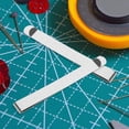 thumbnail image 1 of FUEENIRVA 12Ud Clips De Dobladillo Acero Inoxidable Para Precisa En Tela Y Quilting Plata, 1 of 8