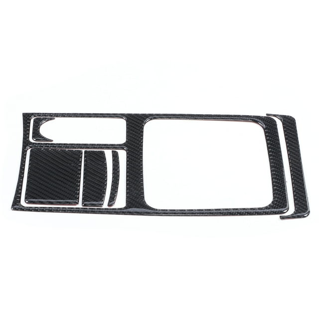 Central Console Panel Trim,6pcs Carbon Fiber Interior Car Carbon Fiber Decoration Gear Shift Panel Cover Future-Proof Design