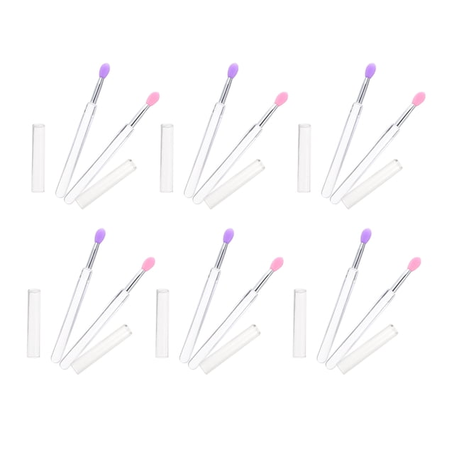 unbranded 6Ud Cepillos De Y Sombras En Silicona Para Maquillaje Y