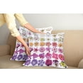 thumbnail image 2 of Ambesonne Nature Throw Pillow Cover 2 Pack, Flowers Petunia Botanic, 24", White Lilac Pink, 2 of 5
