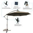 thumbnail image 4 of 10FT Patio Solar-Lighted 36 LED Cantilever Offset Umbrella Crank Tilt Outdoor (Base Not Include), 4 of 7
