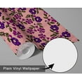 thumbnail image 6 of S4Sassy Peel & Stick Vinyl Wallpaper, Floral Wall Paper Contact Paper Waterproof - Pink, 25"X120", Plain Finish, Removable Asian Style Covering For Home Decor In Bedrooms & Living Areas, 6 of 9