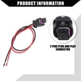 thumbnail image 6 of Unique Bargains Car Side Marker Pigtail Connector Harness for Dodge Charger 2015-2022 Durable Plastic Black Red, 6 of 6