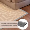 thumbnail image 5 of 1pack Cuttable Floor Carpet Edge Binding,QZS Portable Flexible Carpet Edge Trim Strip for Home,Floor Transition Strip for Kitchen,Home,Gray, 5 of 6