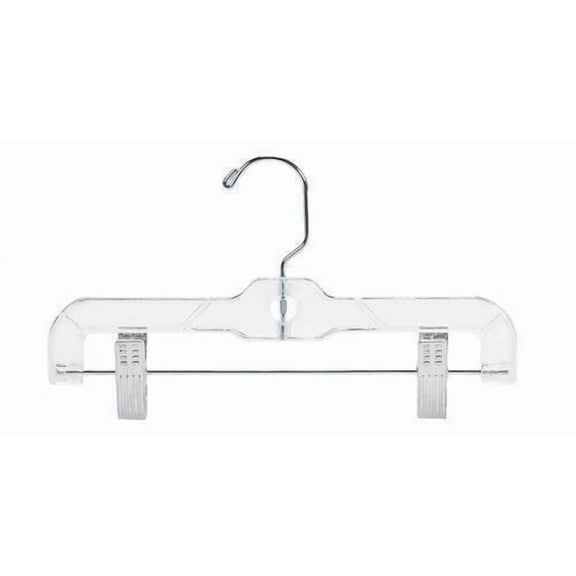Children's Clear Plastic Pant/Skirt Hanger - 10"