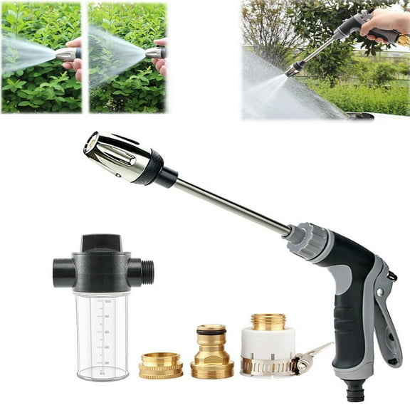 2025 New Waterblitz Pressure Washer, Water Blitz Pressure Washer, Various Spray Effects, Equipped with Metal Joints, Turbowasher for Garden Hose, With 360° Rotating for Three Spray Modes