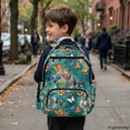 thumbnail image 6 of Chririnla Lightweight Kids Backpack for Travel Back to School, Polyester Adjustable Straps School Bag, Vintage Butterfly & Mandala Pattern, 6 of 10