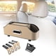 thumbnail image 5 of Caja de almacenamiento para el respaldo del asiento del coche Organizador para el respaldo del asiento del coche para juguetes de vehículos de carretera Blanco, 5 of 7