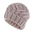 thumbnail image 2 of Visland Women Knit Beanie Hats, Fashion Soft Chunky Woolen Yarn Autumn Winter Head Warm Skully Beanie Cap for Skiing Traveling Riding Shopping Dating, 2 of 8