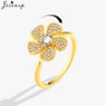 thumbnail image 1 of Multiple Style Anxiety Ring Fidget Spinner Rings for Women Star Moon Butterfly Flower Spinning Ring Rotate Freely Jewelry 2023 207, 1 of 6