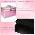 thumbnail image 3 of LDHHYH 12 x 7 x 7.5 Inch Medication Lock Box with Key, Locking Box with Portable Storage Case, Security Lock Boxes Medicine Storage Box for Cash, Medicine, Documents and Valuables - Pink, 3 of 7