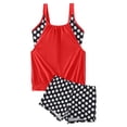 thumbnail image 3 of HUAXUN Tankini Tops for Women Full Coverage Swimsuits Womens Swimsuit Cover Up Full Coverage Adjustable Straps 2 Piece Swimsuits Floral Print Cami Tops, 3 of 4