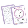 thumbnail image 4 of 10 hojas de borrado para contar la hora, reloj de aprendizaje, material escolar, material didáctico, juguete educativo, reutilizable, regalo p, 4 of 9