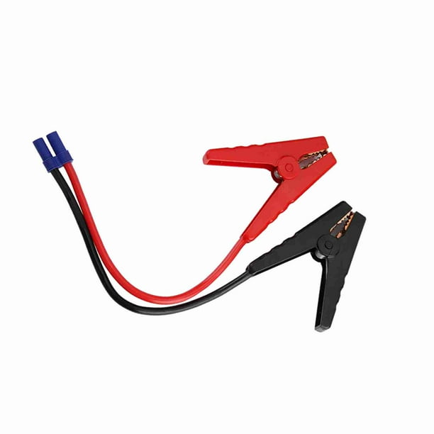 Clip de Batería, Arrancador de Emergencia para Coche, Clip de Batería, Abrazadera de Cable de PrueBa, Conector de Enchufe EC5, 12V